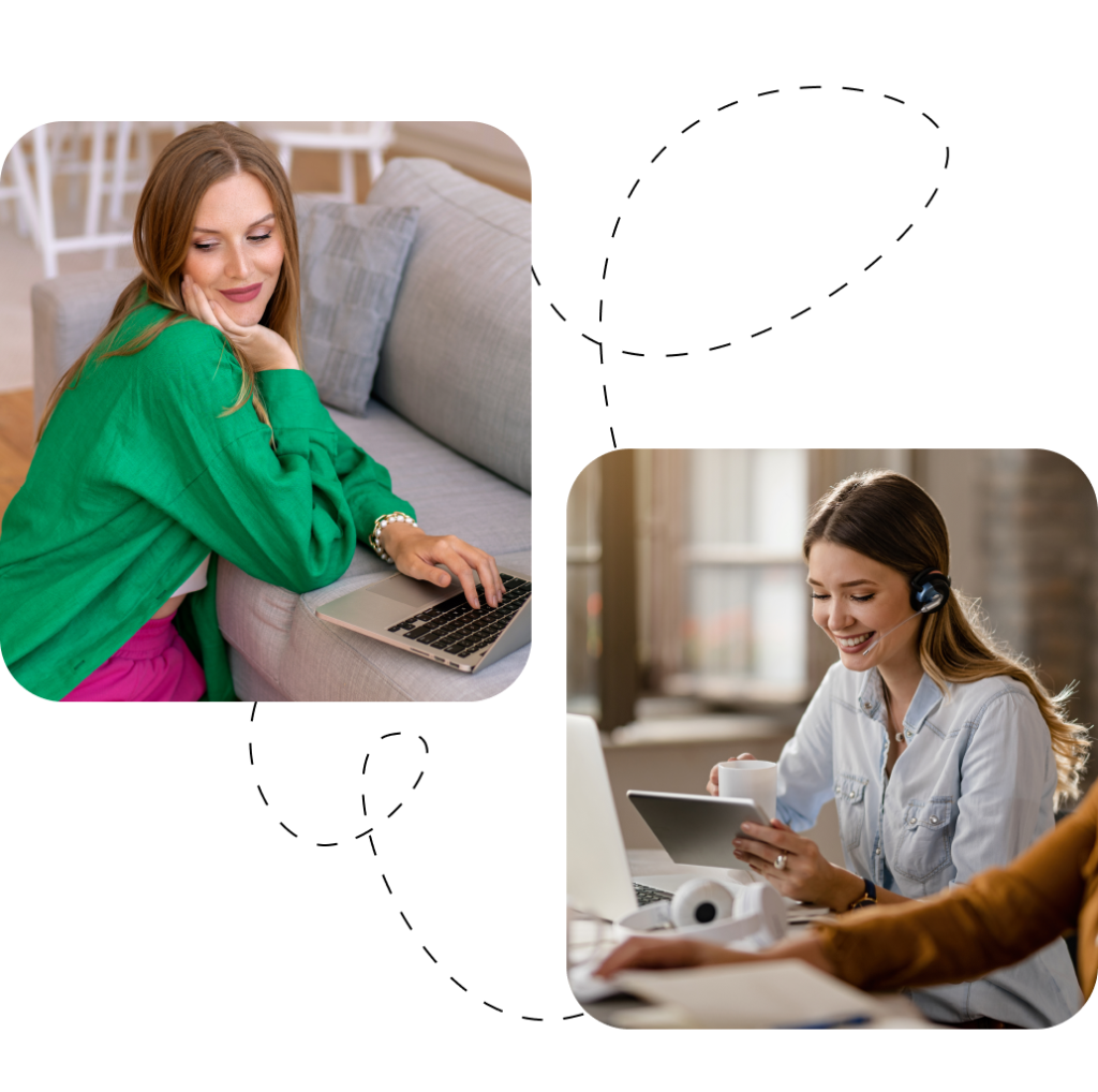 Customer being satisfied with our customer support .